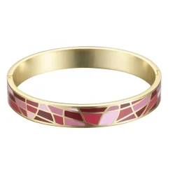 Anna K Jewelry - Armband Emalj Grafisk Röd