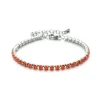 Anna K Jewelry - Armband Tennis 0,3 Stål Orange