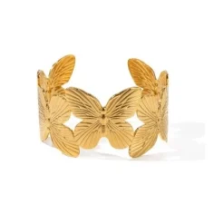 Anna K Jewelry - Armring Fashion Butterflys Guld