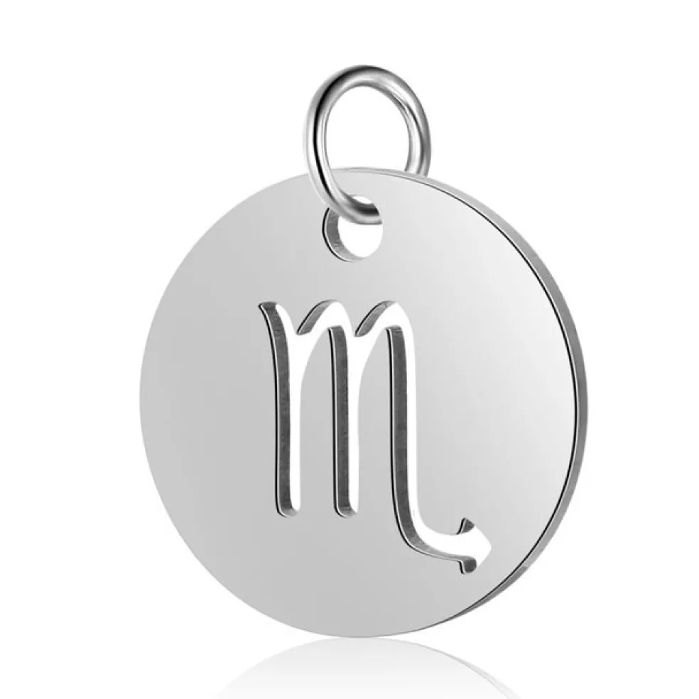 Anna K Jewelry - Berlock Stjärntecken Skorpionen Stål