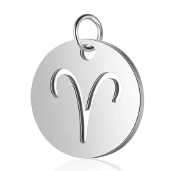 Anna K Jewelry - Berlock Stjärntecken Väduren Stål