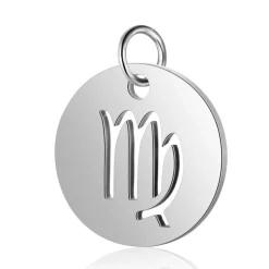 Anna K Jewelry - Berlock Stjärntecken Jungfrun Stål