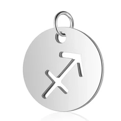 Anna K Jewelry - Berlock Stjärntecken Skytten Stål