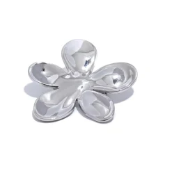 Anna K Jewelry - Brosch Plain Blomma Stål