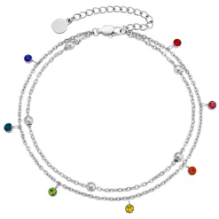 Anna K Jewelry - Fotlänk DBL Mix Stål