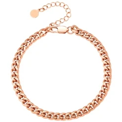Anna K Jewelry - Fotlänk Kedja Rosé