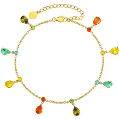 Anna K Jewelry - Fotlänk Mix Guld