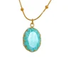 Anna K Jewelry - Halsband Turquesa Stone