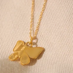 Anna K Jewelry - Halsband Fashion Pearl Butterfly