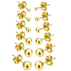 Anna K Jewelry - Örhängen Boll Guld