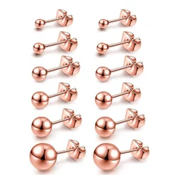 Anna K Jewelry - Örhängen Boll Rosé