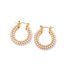 Anna K Jewelry - Örhängen Chunky Pearl