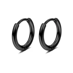 Anna K Jewelry - Örhängen Creol Svart