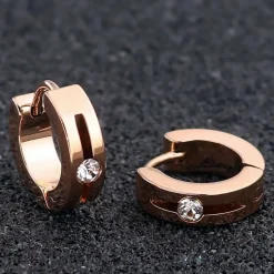 Anna K Jewelry - Örhängen Cubic Rosé
