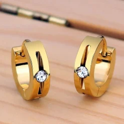 Anna K Jewelry - Örhängen Cubic Guld