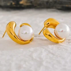 Anna K Jewelry - Örhängen Fashion Pearl Shell