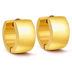 Anna K Jewelry - Örhängen Huggie Guld