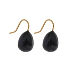 Anna K Jewelry - Örhängen Mini Drop Svart