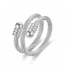 Anna K Jewelry - Ring Cable Stål