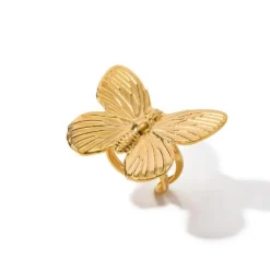 Anna K Jewelry - Ring Fashion Butterfly Guld