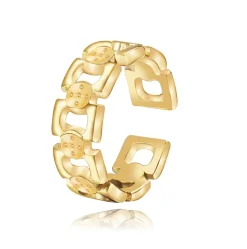 Anna K Jewelry - Ring Open Las Vegas Guld