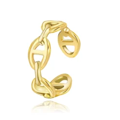 Anna K Jewelry - Ring Open Berlin Guld