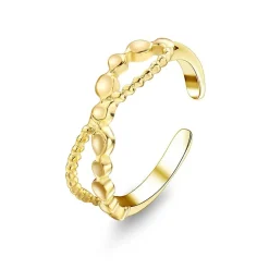 Anna K Jewelry - Ring Open Nice Guld