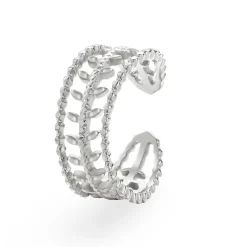 Anna K Jewelry - Ring Open Oslo Stål