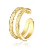 Anna K Jewelry - Ring Open Madrid Guld