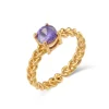 Anna K Jewelry - Ring Open Barcelona Lila