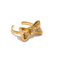 Anna K Jewelry - Ring Smoking Fluga Guld