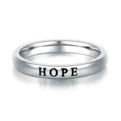 Anna K Jewelry - Ring Trio Words