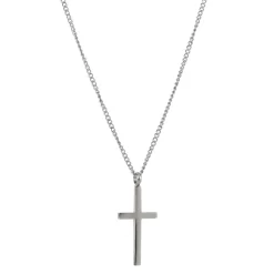 Arock - Halsband Cross Kort Stål