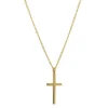 Arock - Halsband Cross Kort Guld