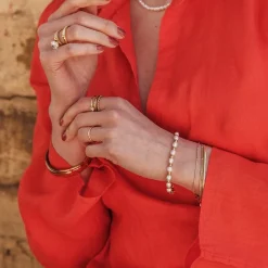 Astrid & Agnes - Armband Palma Mix Guld