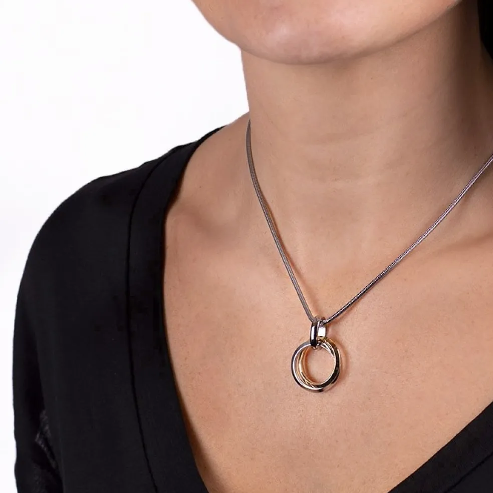 Astrid & Agnes - Halsband Carolin Kort Guld Mix