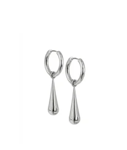 Astrid & Agnes - Örhängen Bella Hoops Stål