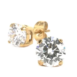 Astrid & Agnes - Örhängen Ida 7mm Guld