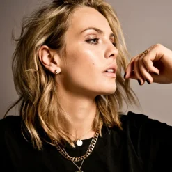 Astrid & Agnes - Örhängen Klara Smal Guld