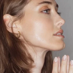 Astrid & Agnes - Örhängen Twist Medium Stål