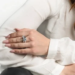 Astrid & Agnes - Ring Gaia Enya Stål