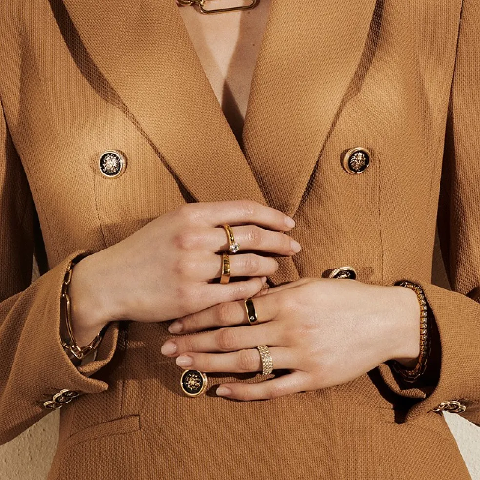 Astrid & Agnes - Ring Gaia Enya Guld