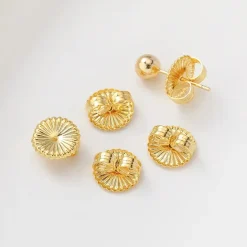 Bakpluppar Blomma Guld