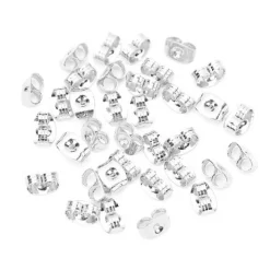 Bakpluppar Caps Silver