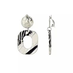 Belle Miss Paris - Clipsörhängen Elisaveta Zebra