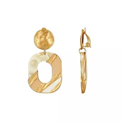 Belle Miss Paris - Clipsörhängen Elisaveta Beige