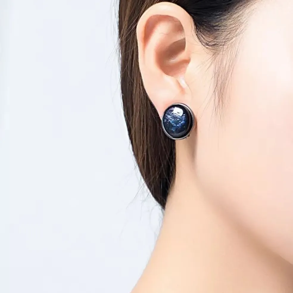 Belle Miss Paris - Clipsörhängen Constance Orange