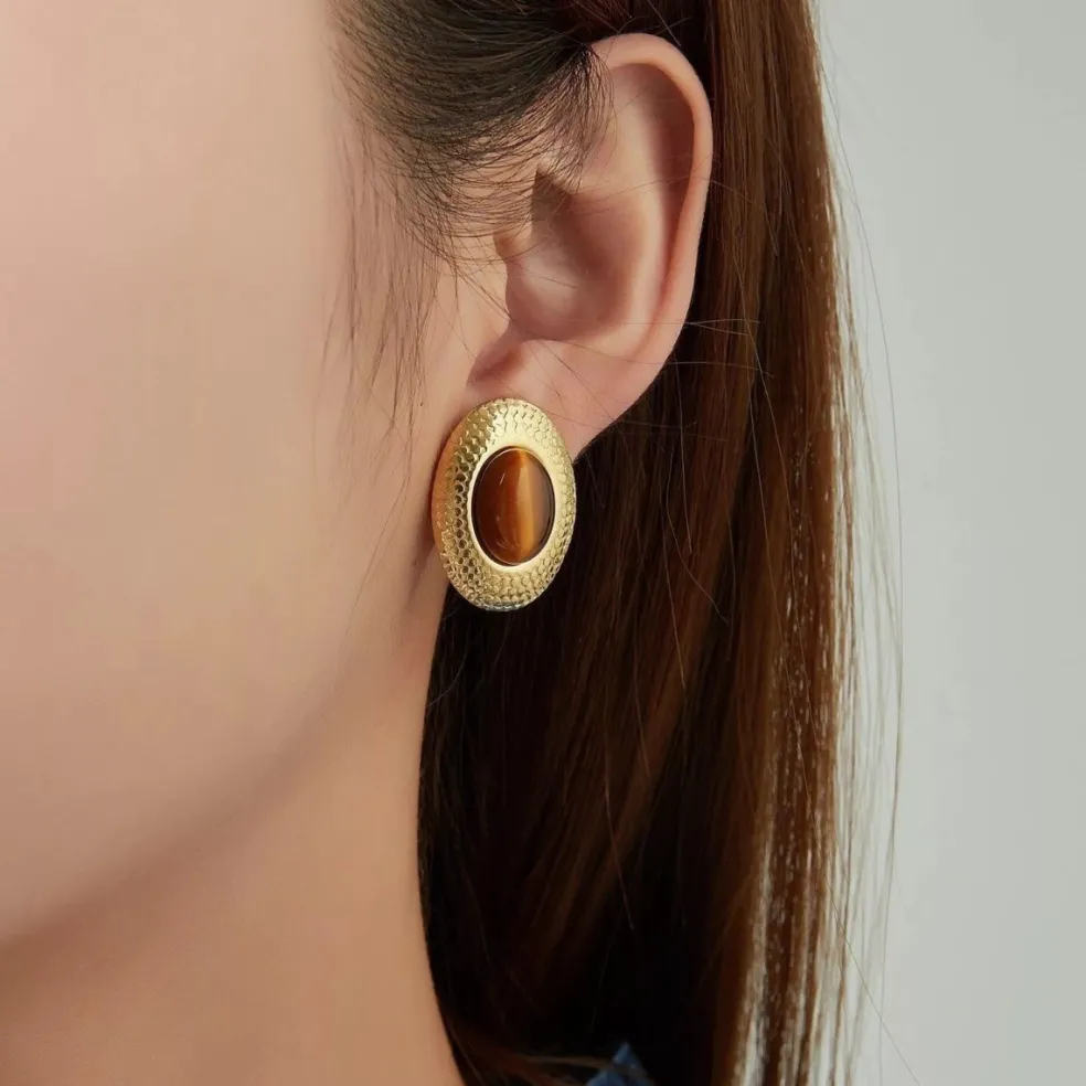 Belle Miss Paris - Clipsörhängen Uwimana Brun