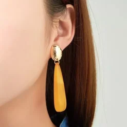 Belle Miss Paris - Clipsörhängen Eduina Grön