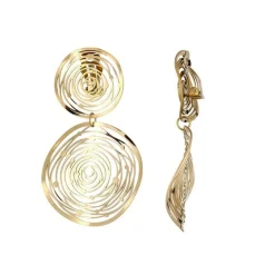 Belle Miss Paris - Clipsörhängen Zenobie Guld